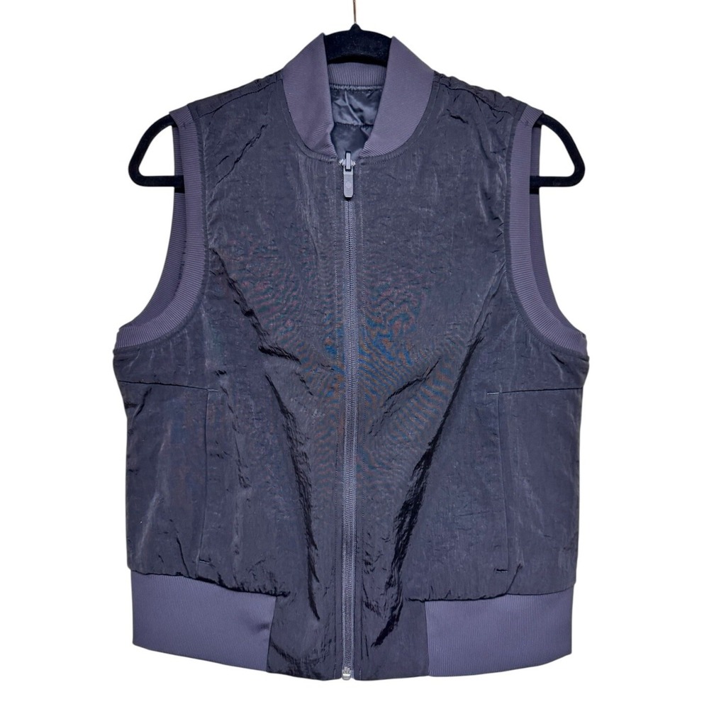 Lululemon Non Stop Bomber Vest Black Women's Size 8